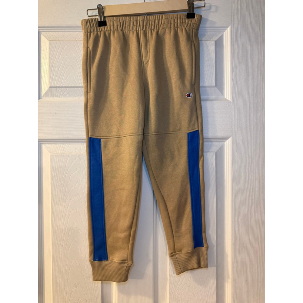 Boys Champion Beige Blue Sweatpants & Joggers Size 7
